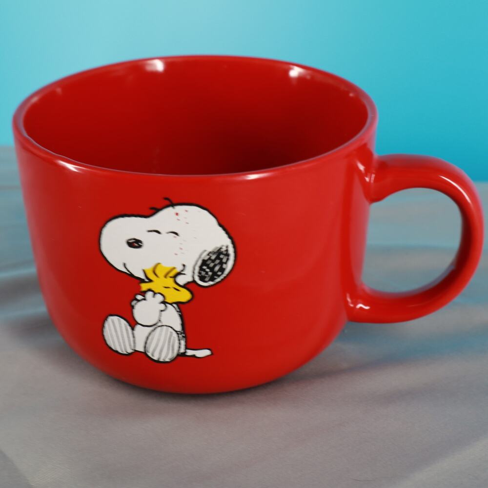 Peanuts Snoopy Woodstock Red Stoneware Mug 2020 Modern Gourmet Foods